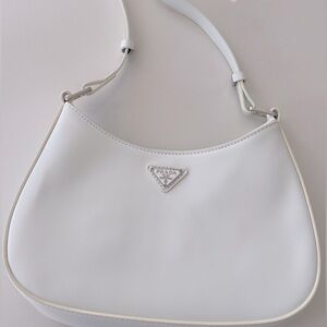 White Cleo shoulder bag